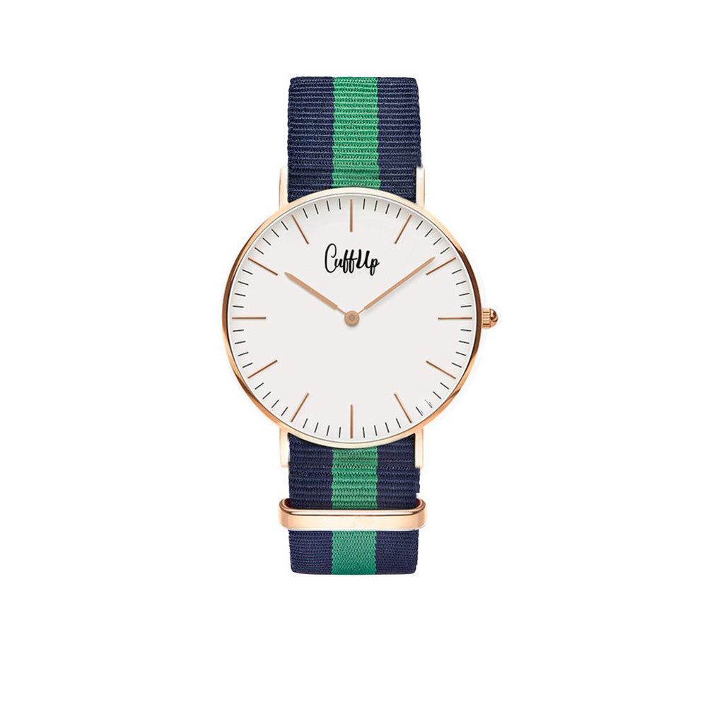 Cuff Watch - Blue & Green