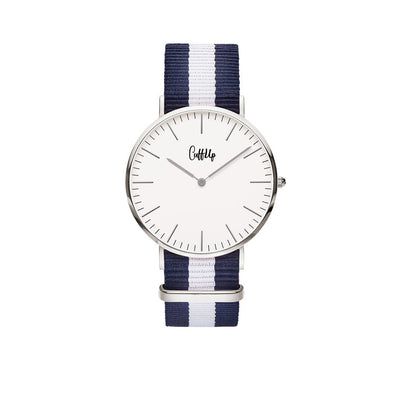 CuffWatch - Or - Bleu & Blanc